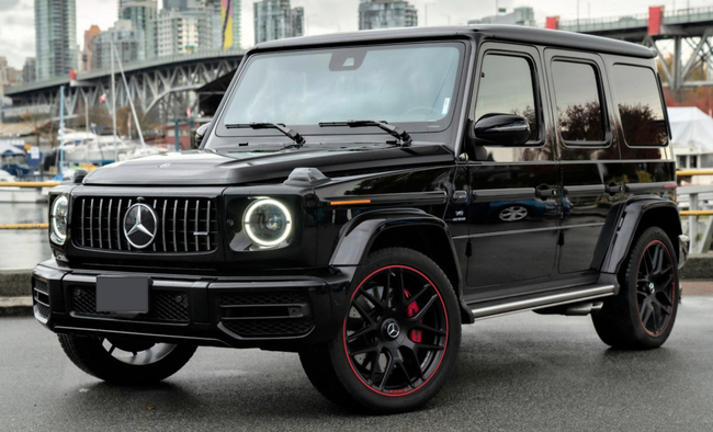 Representative black Mercedes G-Class luxury SUV for Los Angeles rental planning