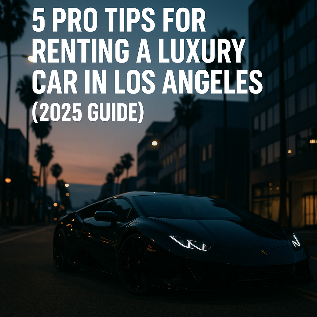 5 Pro Tips for Renting a Luxury Car in Los Angeles (2025 Guide)