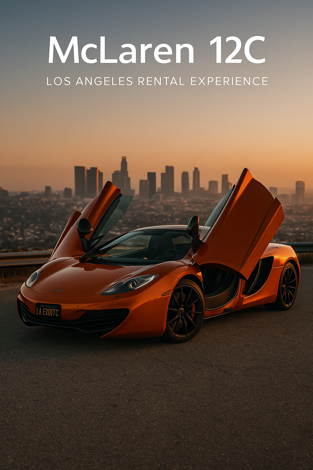 McLaren 12C Rental in Los Angeles | Drive a Classic McLaren Supercar Today