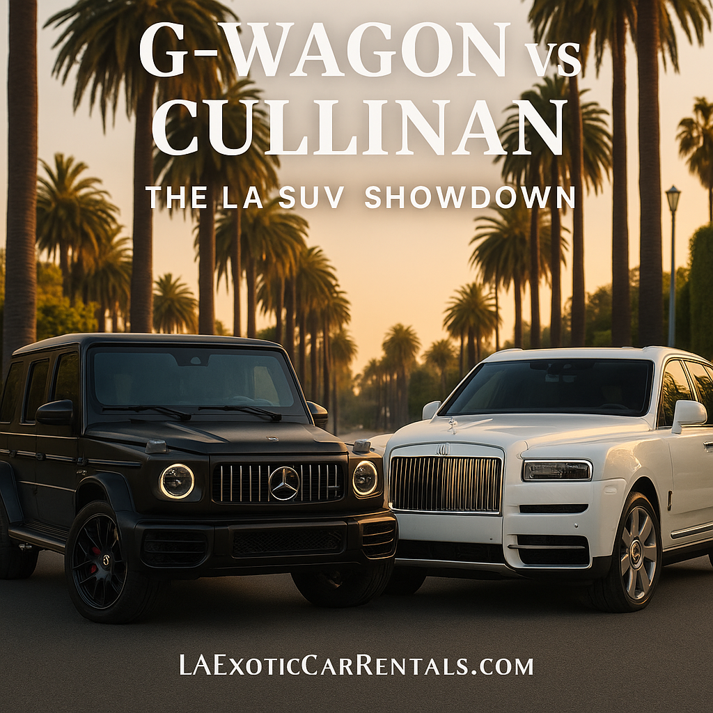 G-Wagon vs Rolls-Royce Cullinan: Which SUV Reigns Supreme in Los Angeles?