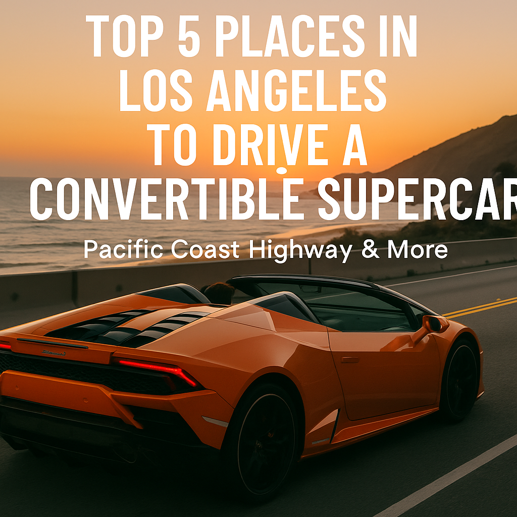 Top 5 Convertible Drives in Los Angeles | Best Routes for Supercar Rentals